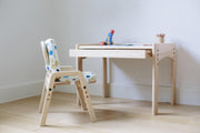 Bunny Tickles Mesasilla Kid's Adjustable Table Set (Bunny) with Drawer - My Playroom 