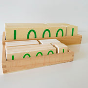 Montessori Wooden (Place Value) Number Cards (1-9000) - My Playroom 