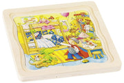 Goki A Day in My Life Layer Puzzle 3yrs+ - My Playroom 