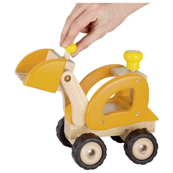 Goki Wheel Loader - Medium Orange 3yrs+ - My Playroom 