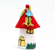 Tara Treasures Felt Fairies and Gnomes House - Red Roof - My Playroom 