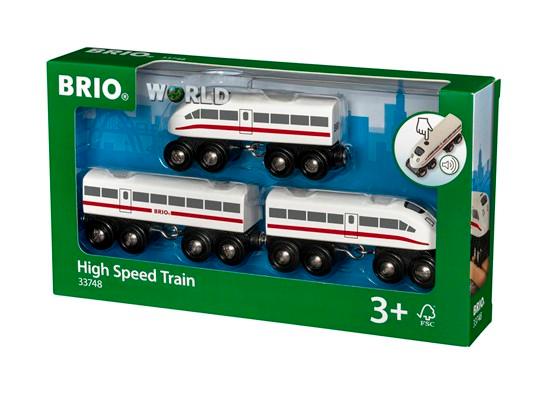 BRIO High Speed Train with Sound 3pcs 3yrs+ - My Playroom 