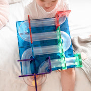 Connetix Rainbow COMPLETE BUNDLE Mega Pack 212p + Ball Run 92p + Base Plate 2p - My Playroom 