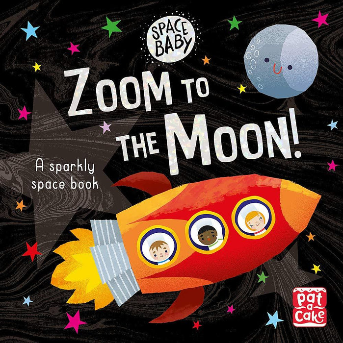 Space Baby: Zoom to the Moon! (Board Book) - My Playroom 