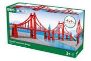 BRIO Double Suspension Bridge 5pcs 3yrs+ - My Playroom 