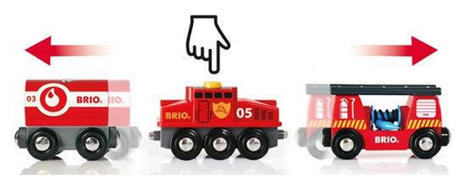 BRIO Rescue Firefighting Train 4 Pcs 3yrs+ - My Playroom 