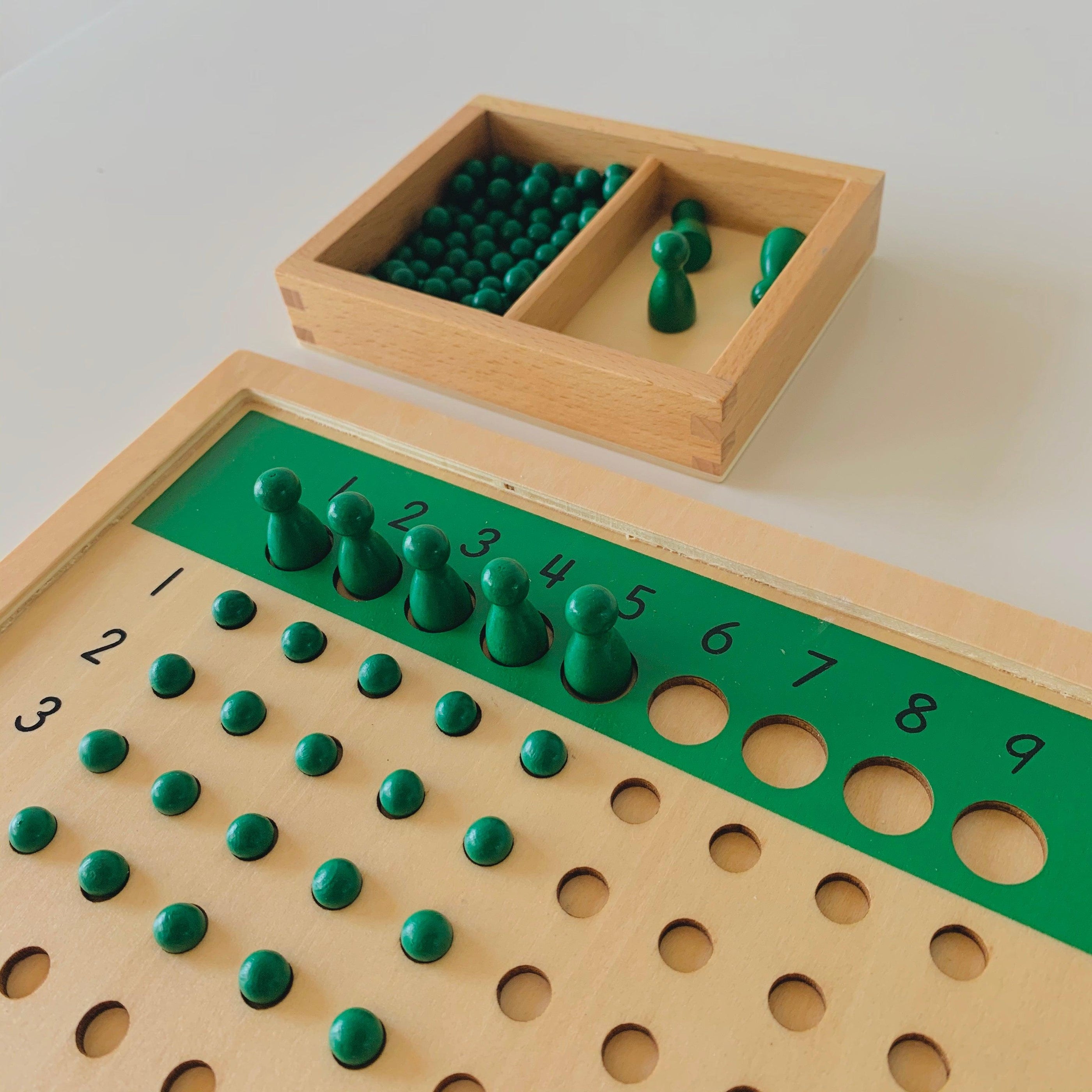 Montessori Unit Division Bead Board Set Early Math — My Playroom