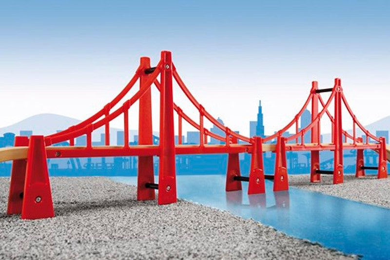 BRIO Double Suspension Bridge 5pcs 3yrs+ - My Playroom 