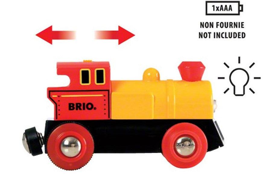 BRIO Battery Operated Action Train with Light 3 Pcs 3yrs+ - My Playroom 