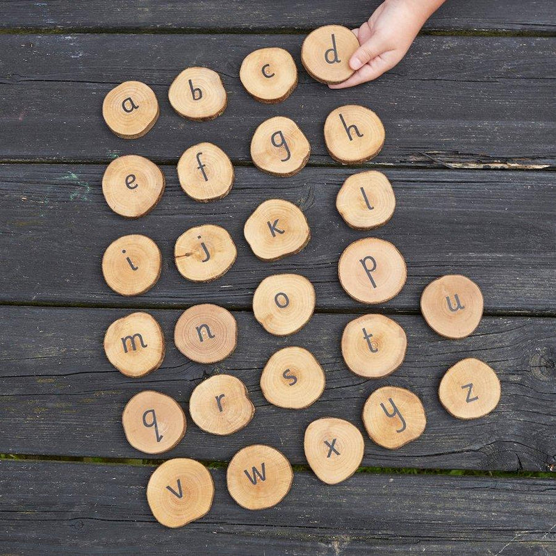 Magic Wood Alphabet Disks - My Playroom 