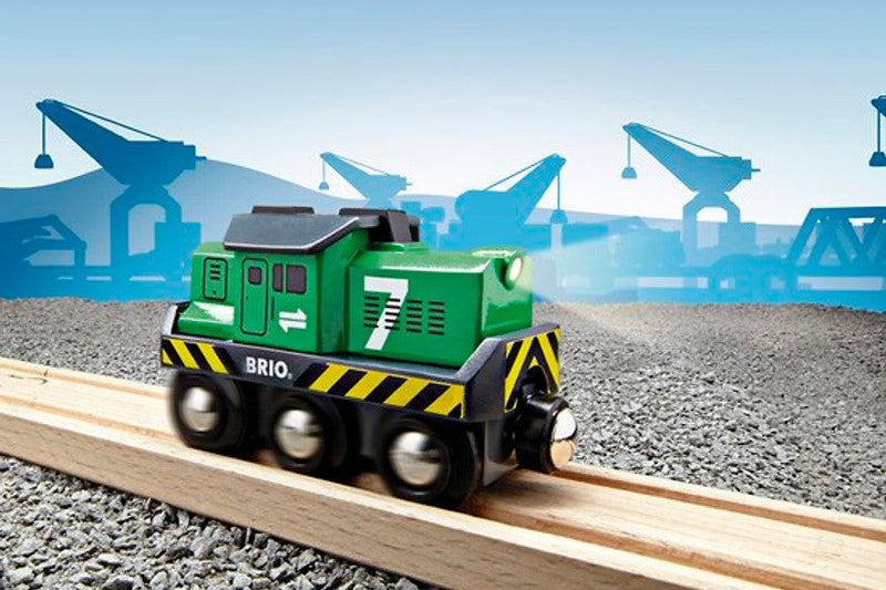 BRIO Freight Battery Engine with Light 3yrs+ - My Playroom 