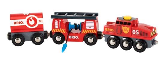 BRIO Rescue Firefighting Train 4 Pcs 3yrs+ - My Playroom 