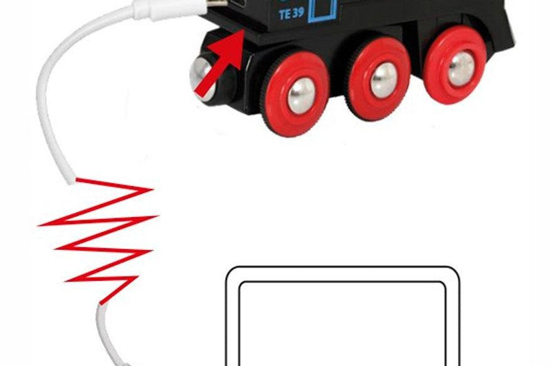 BRIO Rechargeable Engine with Mini USB Cable 2 Pcs 3yrs+ - My Playroom 