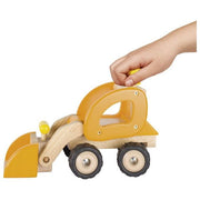 Goki Wheel Loader - Medium Orange 3yrs+ - My Playroom 