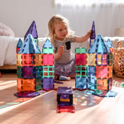 Connetix Rainbow COMPLETE BUNDLE Mega Pack 212p + Ball Run 92p + Base Plate 2p - My Playroom 