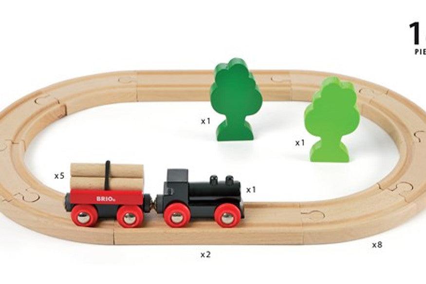 BRIO Little Forest Train Set 18 Pcs 24m+ - My Playroom 