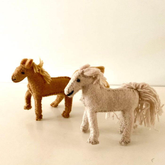 Papoose Felt Barn Horse Each - My Playroom 