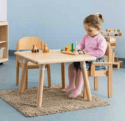 Montessori Furniture Toddler CHAIR WITH ARM (12m -  3 Yrs) Beechwood 26cm(H) - My Playroom 