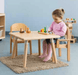 Montessori Furniture Toddler CHAIR WITH ARM (12m -  3 Yrs) Beechwood 26cm(H) - My Playroom 