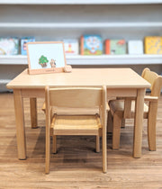 Montessori Furniture Toddler CHAIR WITH ARM (12m -  3 Yrs) Beechwood 26cm(H) - My Playroom 