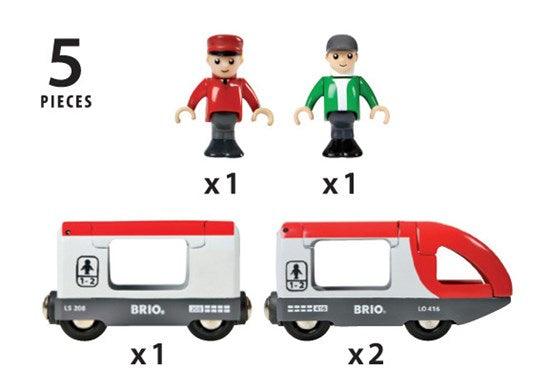 BRIO Travel Train 5 Pcs 3yrs+ - My Playroom 