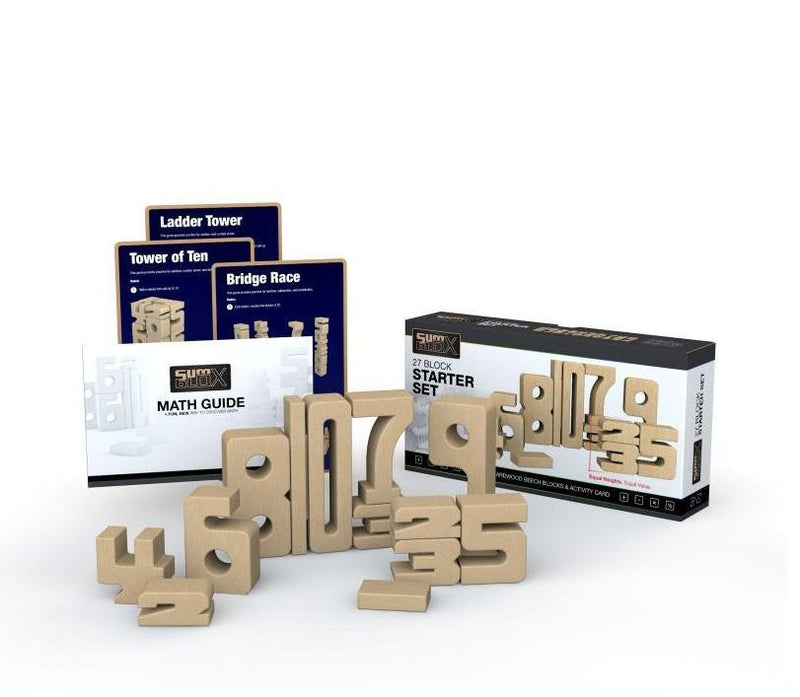 SumBlox Starter the Original Number Building Block Set of 27 pieces - My Playroom 