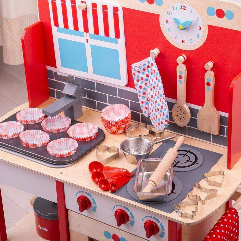 Bigjigs Baking Set Young Chef Play Kitchen Best Seller 3yrs+