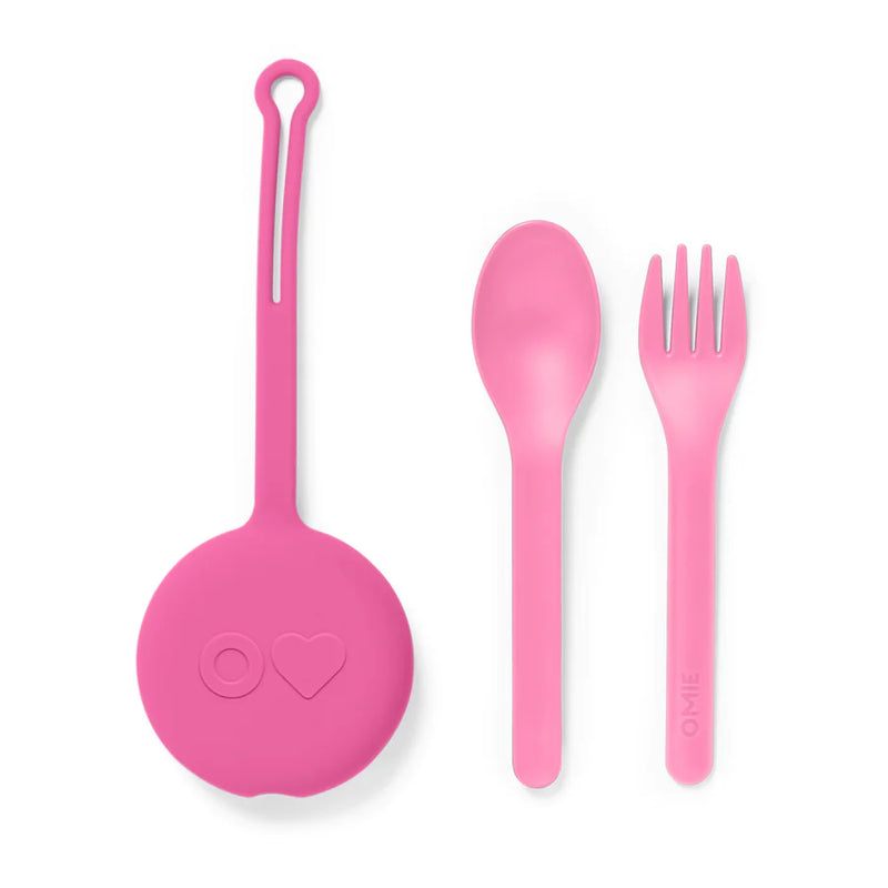 Omie Omiepod Kids Cutlery Set 3 Designs Kids Lunch Time 3yrs+