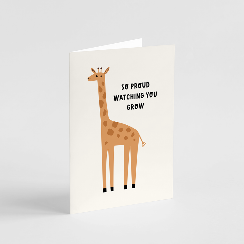 So Proud Watching You Grow Kids Birthday Greeting Card By Popsy Press
