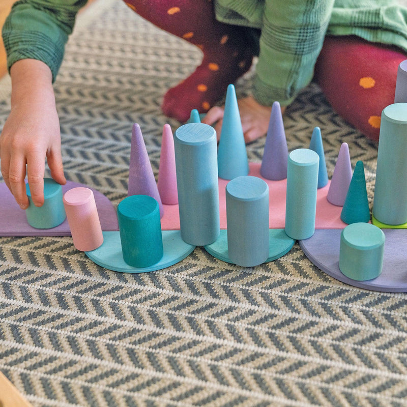 Grimm’s Large Building Rollers Pastel 3yrs+ - My Playroom 