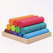 Grimm’s Large Building Rollers Rainbow 3yrs+ - My Playroom 