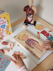 Beleduc 5 Layer Human Anatomy Puzzle Girl 4yrs+ - My Playroom 