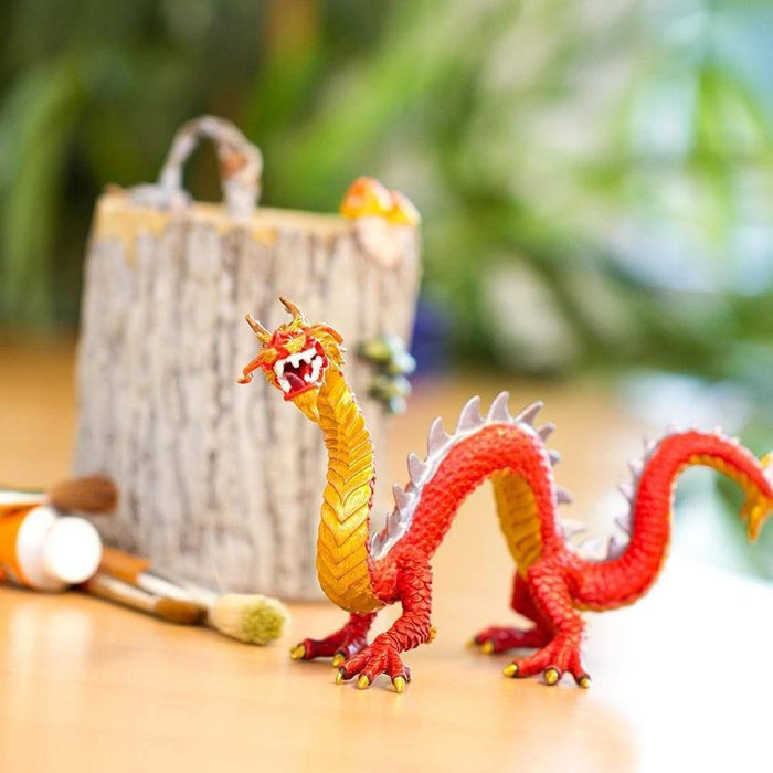 Horned Chinese Dragon Incredible Creature Figurine — My Playroom