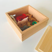 Language figure Storage Box with Lid - My Playroom 