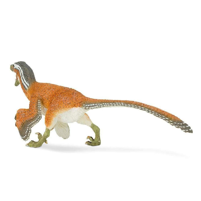 Feathered Velociraptor Figurine Large Dinosaur and Prehistoric World Collection - My Playroom 