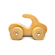 The Freckled Frog Wooden Toy Car with Handle 12m+ - My Playroom 