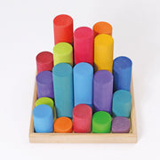 Grimm’s Large Building Rollers Rainbow 3yrs+ - My Playroom 