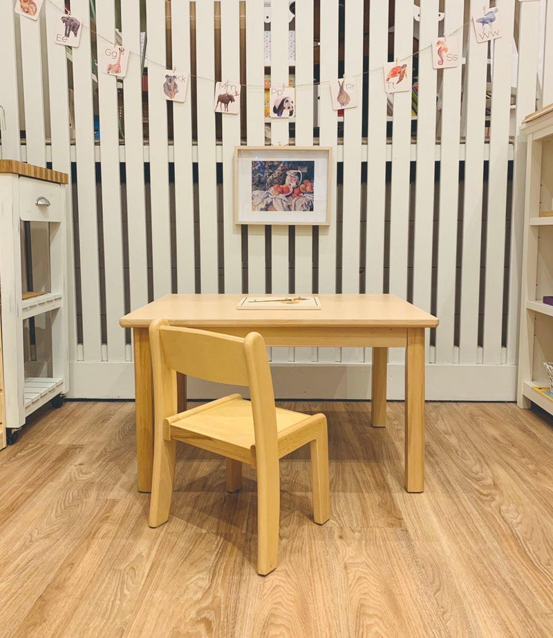 Montessori Furniture Toddler CHAIR (12m - 3 Yrs) Beechwood 26cm(H) - My Playroom 