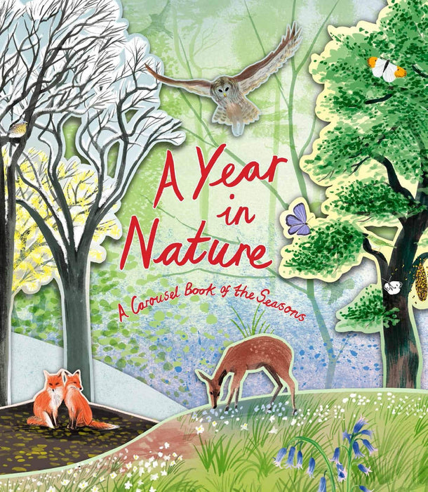 A Year in Nature: A Carousel Book of the Seasons (Hardcover) - My Playroom 