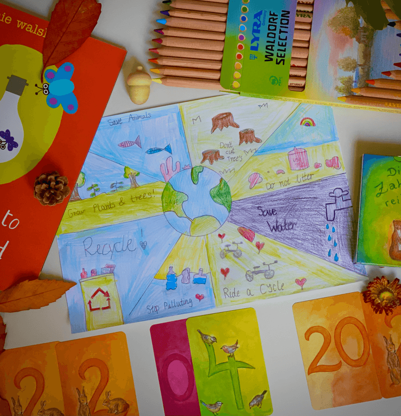 Lyra Super Ferby Unlacquered Waldorf 12 assorted colours - My Playroom 