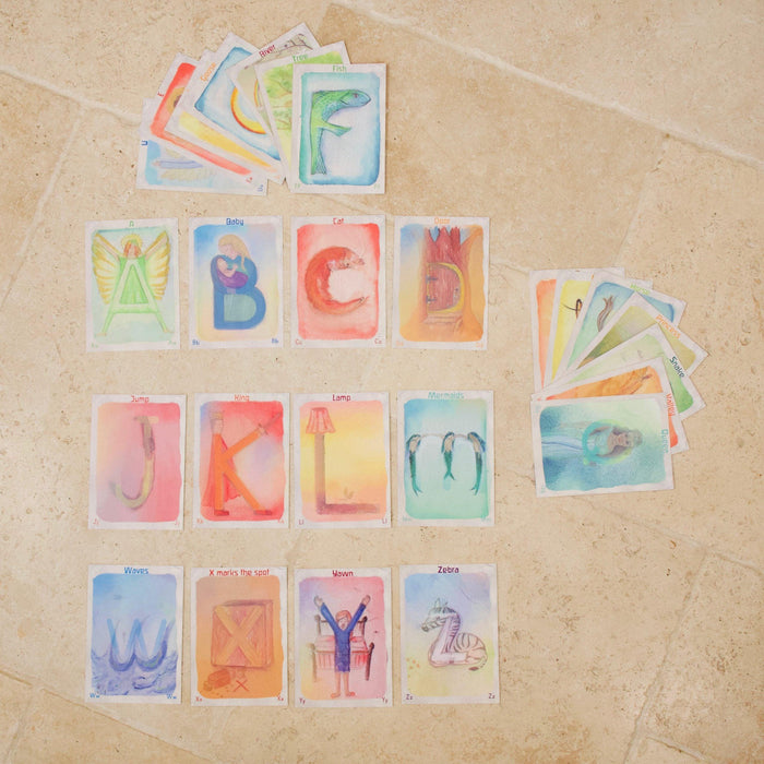 Waldorf Family Alphabet Cards - My Playroom 