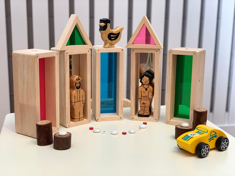 Rainbow Blocks Set of 24 - My Playroom 