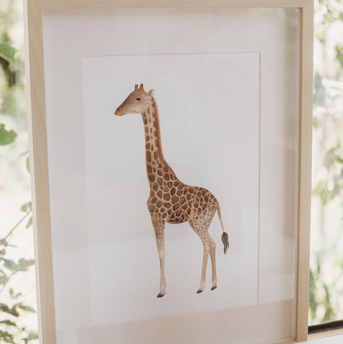 Jo Collier Giraffe Gertrude Print A4 - My Playroom 