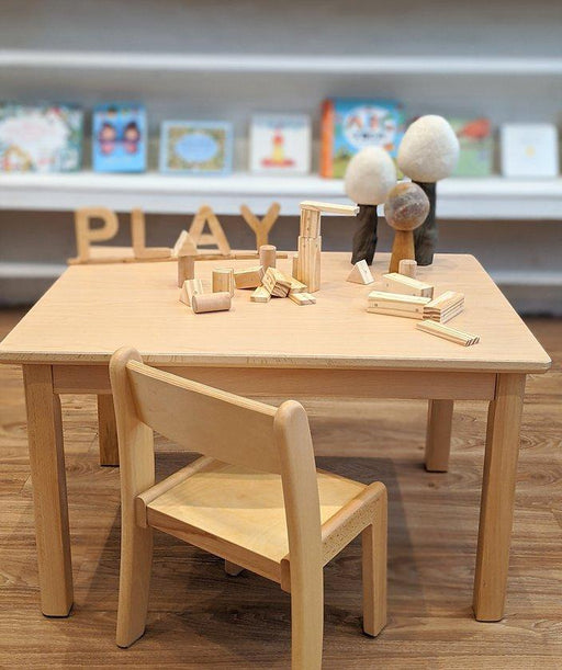 Furniture Range Toddler (12m - 3 Yrs) Table and Chairs 60x80cm Chair Height 26cm, Table Height 46cm - My Playroom 
