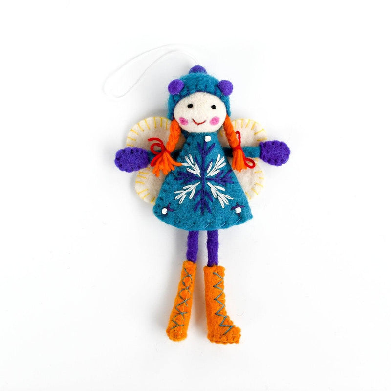 Tara Treasures Felt Fairy - Blue Dress - My Playroom 