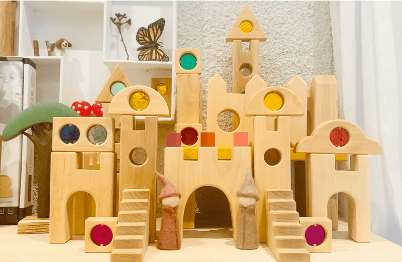 Bauspiel Knight's Castle Set 16Pc - My Playroom 