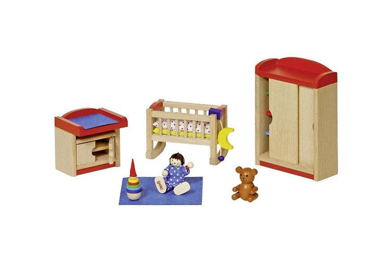 Goki Furniture for Flexible Puppets, Children's Room 3yrs+ - My Playroom 