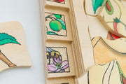 Beleduc Life Cycle Wooden Numbered Multilayer Puzzle - Apple 4yrs+ - My Playroom 