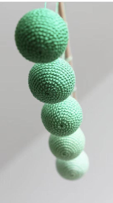 Montessori Mobile -- Gobbi Crochet Green 3rd - My Playroom 