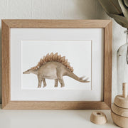 Jo Collier Stegosaurus Shirley Dinosaur Print A4 - My Playroom 